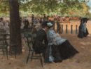 Fliration, Hyde Park (Accanto alla pista) - 1874  Olio su tela, 33x44  - Collezione privata